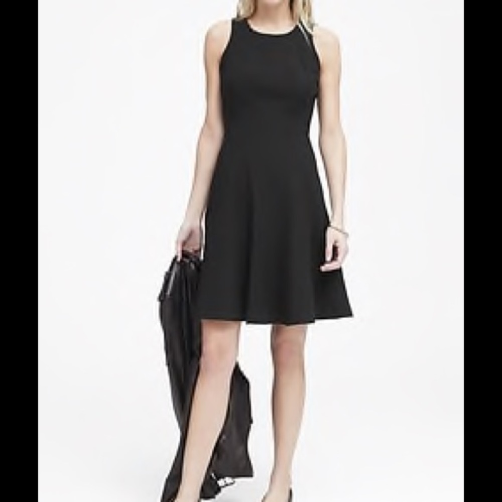 {Banana Republic} Navy Scuba Dress - Picture 7 of 7